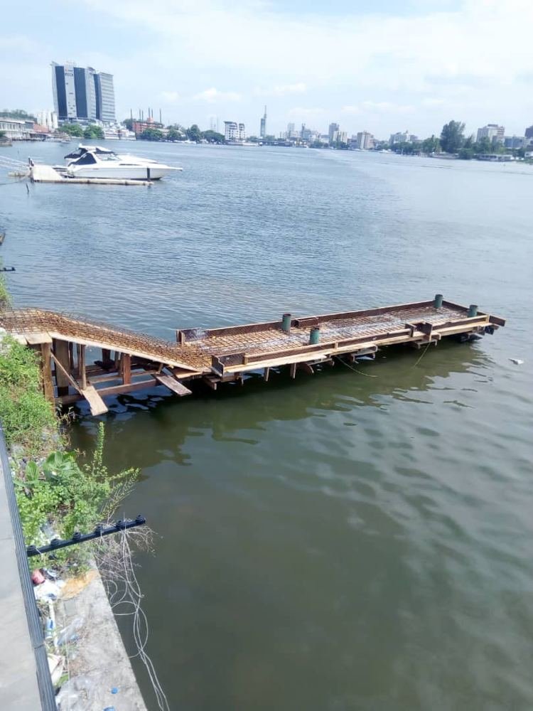 Jetty at the Radisson Blu Hotel, Victoria Island, Lagos